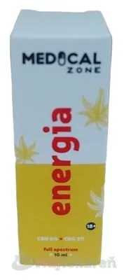 MEDICAL Zone ENERGIA v spreji s CBD+CBG 10 ml