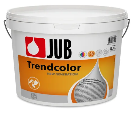 JUB TRENDCOLOR - siloxanová fasádna farba pre intenzívne odtiene Passion 120 (810A) 0,75 L
