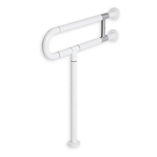 OLSEN SPA - Madlo pre invalidov, 60 cm, s podperou, biela farba KD02331417