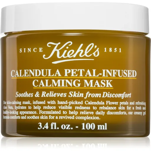 Kiehl's Calendula Petal-Infused Calming Mask hydratačná pleťová maska pre všetky typy pleti 100 ml