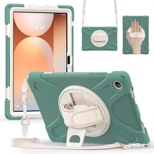 SOLID Odolný obal pre Samsung Galaxy Tab A11+ zelený