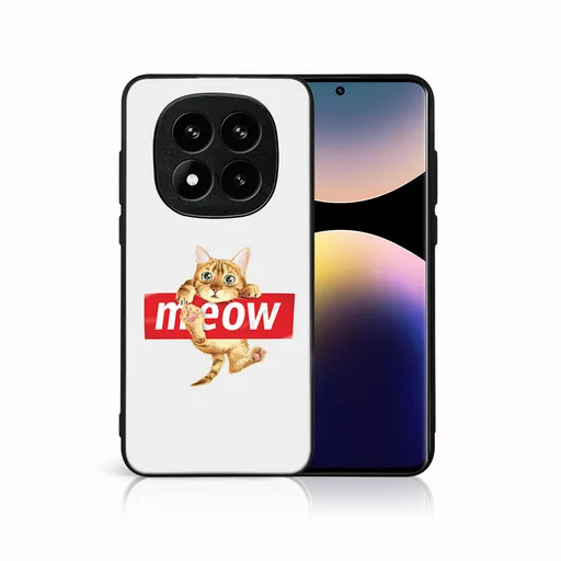 MY ART Ochranný kryt pre Xiaomi Redmi Note 14 Pro+ 5G MEOW (183)