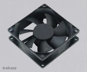 prídavný ventilátor Akasa 80x80x25 black OEM H