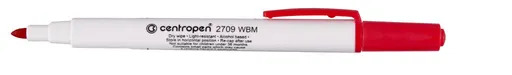 Značkovač Centropen 2709 na biele tabule červený valcový hrot 1,8 mm