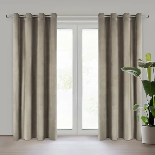 ArtFir Záves ROSA K | hnedá 140 x 250 cm