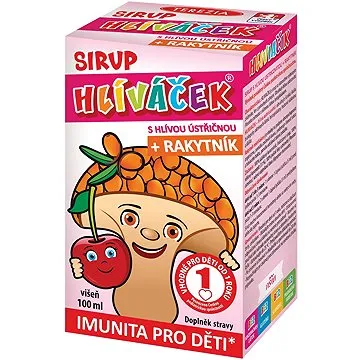 HLÍVÁČEK sirup s hlivou a rakytníkom VIŠŇA 100 ml (3367043)