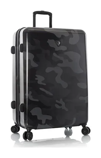 Veľký cestovný kufor Heys Black Camo L