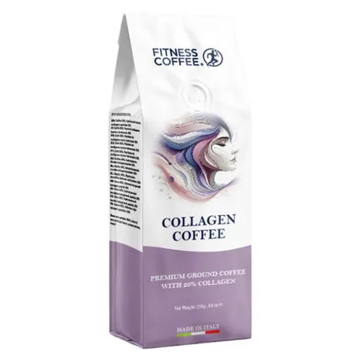 FITNESS COFFEE Kolagen mletá káva 250 g