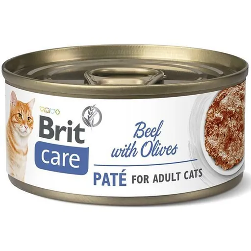 BRIT Care Beef Paté with Olives konzerva pre mačky 70 g
