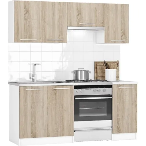 Kuchynská linka Naturel OAK 1,8 m KSETOAK