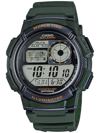 PÁNSKE HODINKY CASIO AE-1000W 3AVDF (zd073b) - SVETOVÝ ČAS + KRABIČKA