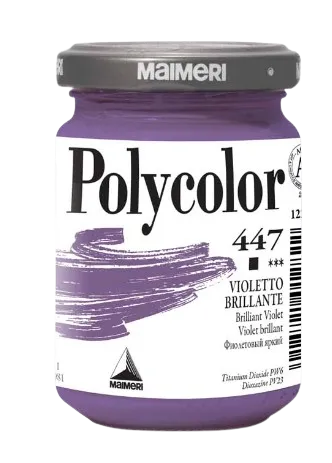 MAIMERI POLYCOLOR - Jemné vinylové farby 447 - brilliant violet, 140 ml
