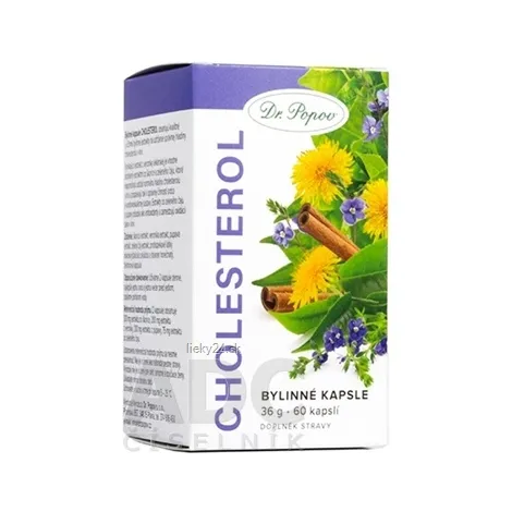Dr. Popov Bylinné kapsuly CHOLESTEROL