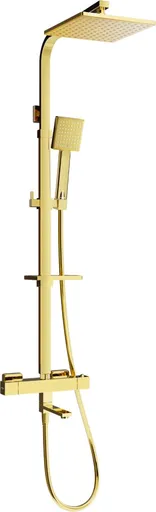 MEXEN/S - CQ45 vaňový stĺp s termostatickou batériou, zlato 779104595-50