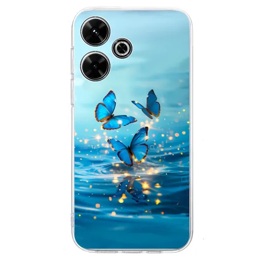ART TPU Ochranný kryt pre Xiaomi Redmi Note 14 5G BLUE BUTTERFLIES