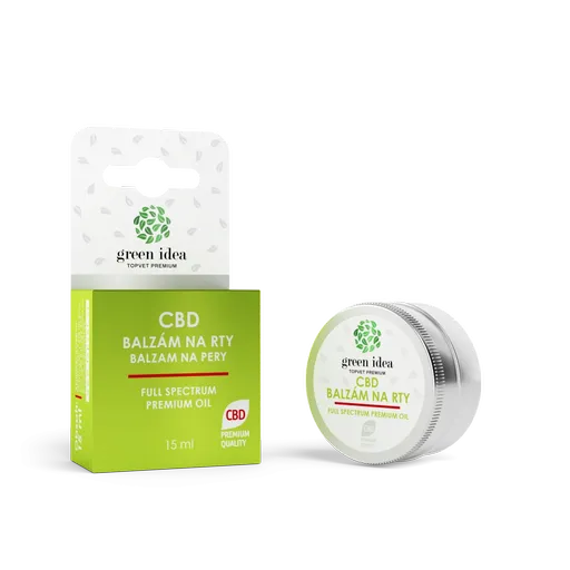 CBD balzam na pery 15 ml - Green idea