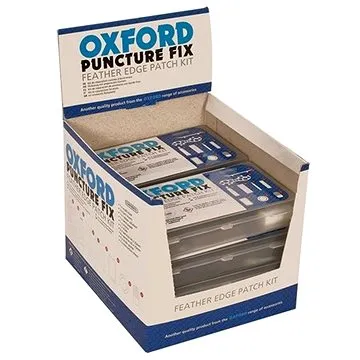 OXFORD opravná sada so záplatami pre cyklo pneu, mopedy a malé motocykle vr. prípravkov (M011-570K)