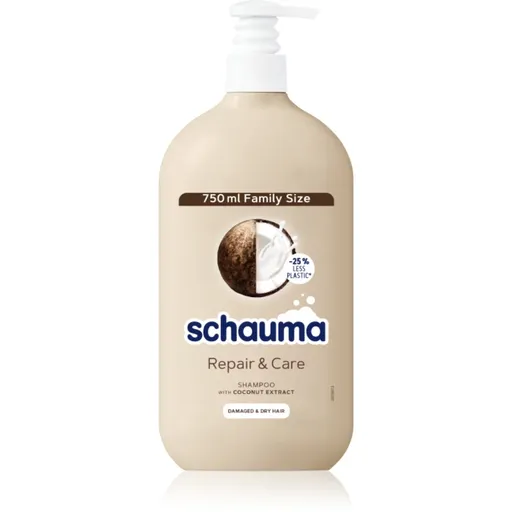 Schwarzkopf Schauma Repair & Care šampón pre suché a poškodené vlasy s kokosom 750 ml