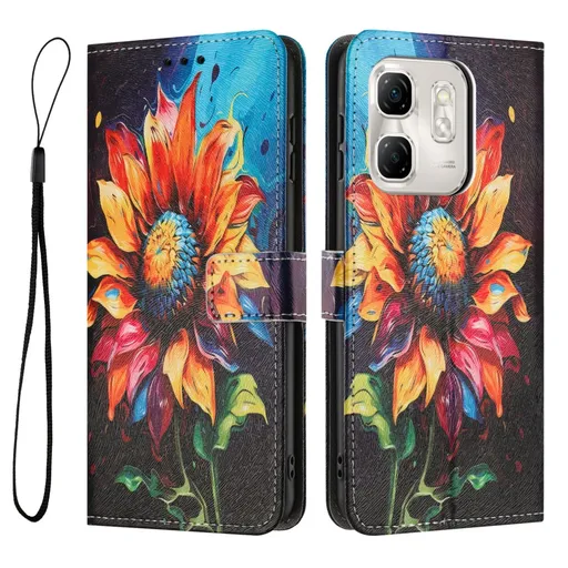 ART Peňaženkový kryt pre Infinix Smart 9 HD SUNFLOWER