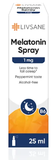 LIVSANE Melatonín 1 mg 25 ml
