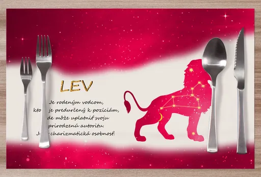 Prestieranie Lev (23.7. - 22.8.) - červené