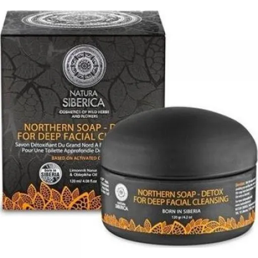 NATURA siberica Severnej mydlo Detox pre hlboké čistenie tváre 100 ml