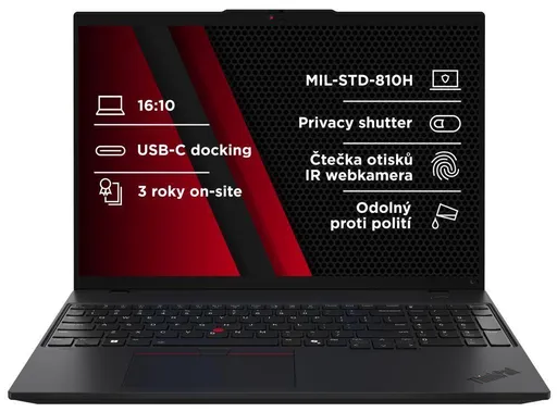 LENOVO NTB ThinkPad L16 AMD G1 - Ryzen7 PRO 7735U, 16" WUXGA, 16GB, 1TBSSD, 5MP + IRcam, W11P