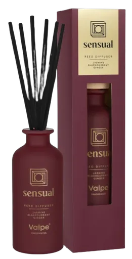 BISPOL SENSUAL - Vonné tyčinky v elegantnom dizajne jazmín & zázvor & čierne ríbezle, 80 ml