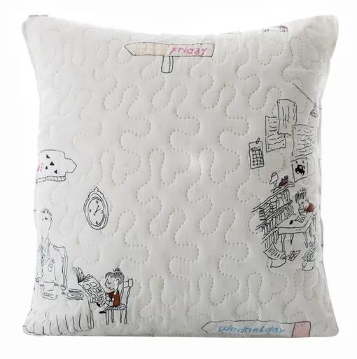 ArtFir Obliečky na vankúš STORY | krémová 40 x 40 cm