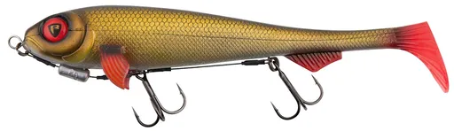 Fox rage gumová nástraha super slick shad loaded uv golden prey - 23 cm