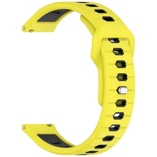 SPORTY Vymeniteľný silikónový remienok Garmin Vivoactive 5 / Vivoactive 6 žltý