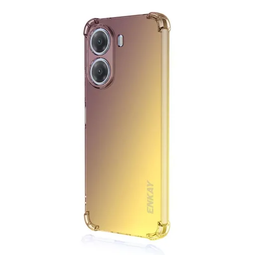 ENKAY GRADIENT Ochranný kryt pre Xiaomi Poco X7 Pro PURPLE GOLD