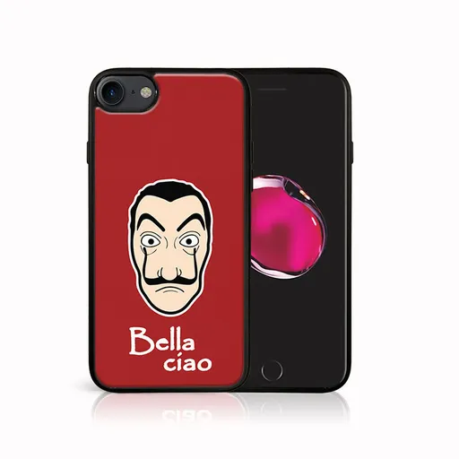 MY ART Ochranný kryt Apple iPhone SE 2022 / 2020 / 7 / 8 LA CASA DE PAPEL (027)