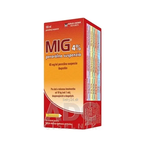 MIG 4% perorálna suspenzia