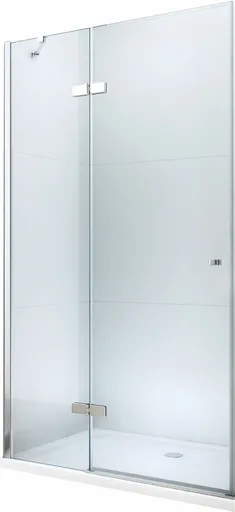 MEXEN - Roma Sprchové dvere Swing 105, transparent, chróm sa stenovým profilom 854-105-000-01-00
