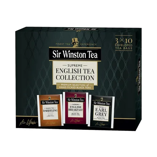 SIR WINSTON Kolekcia čiernych čajov 3 x 10 sáčkov