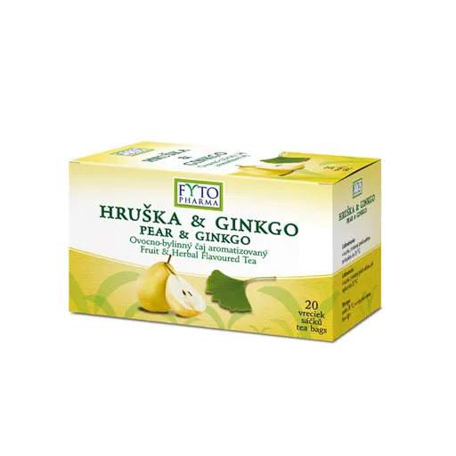 FYTOPHARMA Ovocno-bylinný čaj Hruška + Ginkgo 20x 2 g