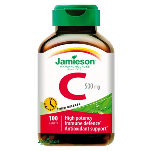 JAMIESON Vitamín C 500 mg s postupným uvoľňovaním 100 tabliet