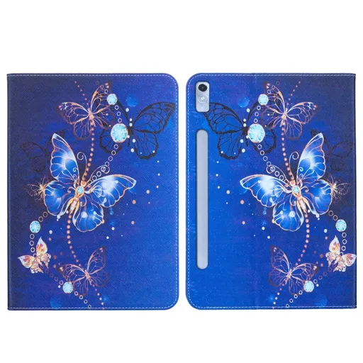 ART Zaklápacie puzdro pre Lenovo Tab P11 Pro Gen 2 PURPLE BUTTERFLY