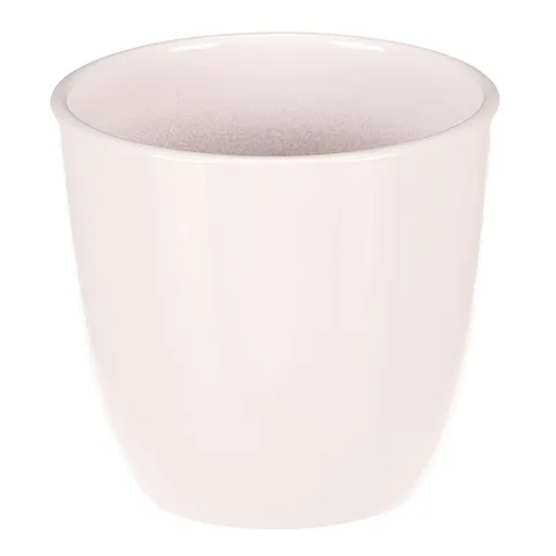 Keramický obal na kvety Terakota, pr. 10 cm, biela