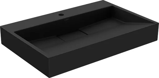 MEXEN - Ava umývadlo na dosku liaty mramor 1/O 70 x 46, čierna 23017071