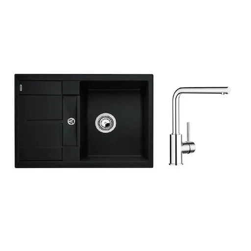 Blanco Metra 45 S set drezu a batérie 78x50 cm antracit SETB3