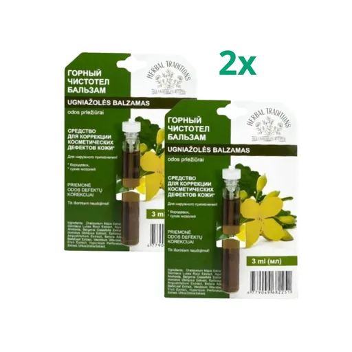 Zvýhodnený set: 2x Horský lastovičník "čistoteľ" - elixír na bradavice - 3 ml - Herbal Traditions