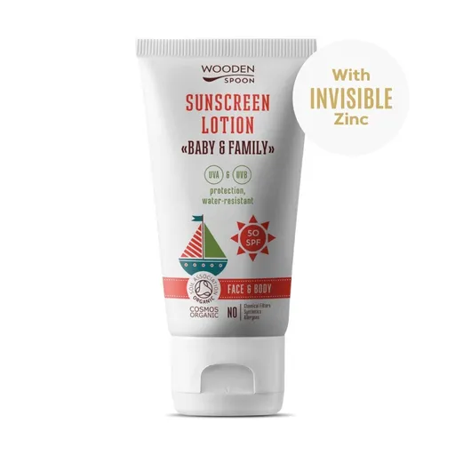 WOODENSPOON Opaľovacie telové mlieko Baby & Family SPF 50 100 ml