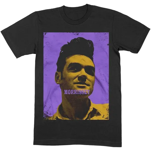 Morrissey tričko Purple & Yellow Čierna S