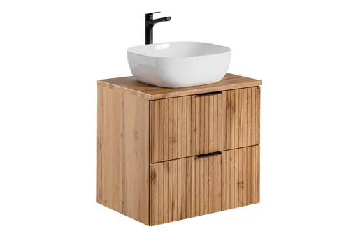 ArtCom Kúpeľňová skrinka s umývadlom a doskou ADEL Oak DU60/1 | 60 cm