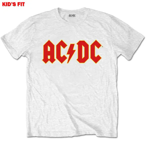AC/DC tričko Logo Biela 9 – 10 rokov