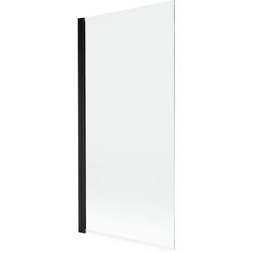 MEXEN - MIST vaňová zástena 90x150 cm 6mm 1-s, čierna, číra 8A9-090-001-70-00