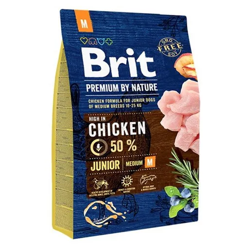 BRIT Premium by Nature Junior M granule pre psov 1 ks, Hmotnosť balenia: 3 kg