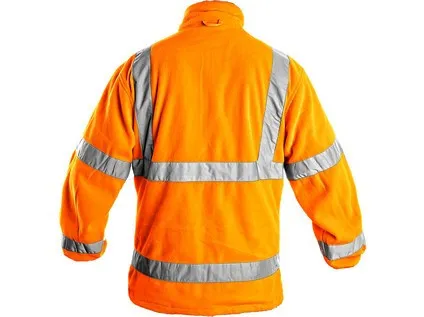 Bunda PRESTON, výstražná, oranžová, veľ. 2XL